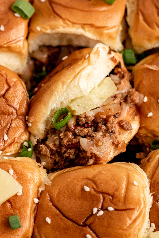 30 Minute Healthy Hawaiian Sloppy Joe Sliders